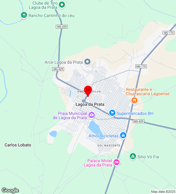 Mapa da localização