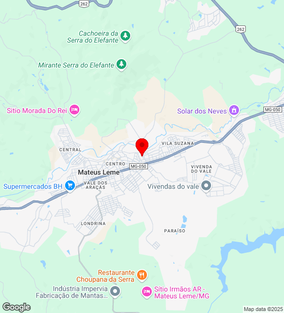 Mapa da localização