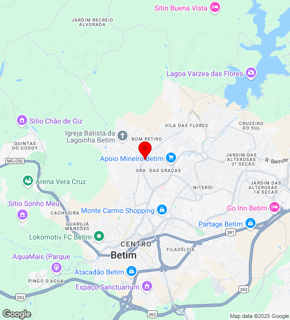 Mapa da localização