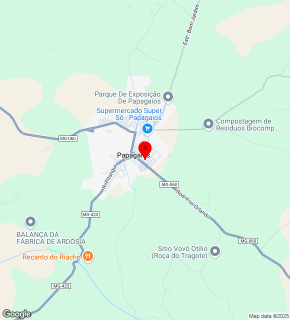 Mapa da localização