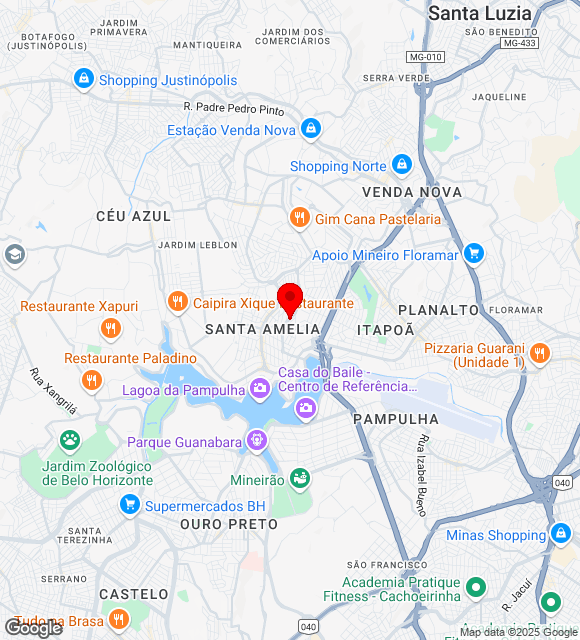Mapa da localização