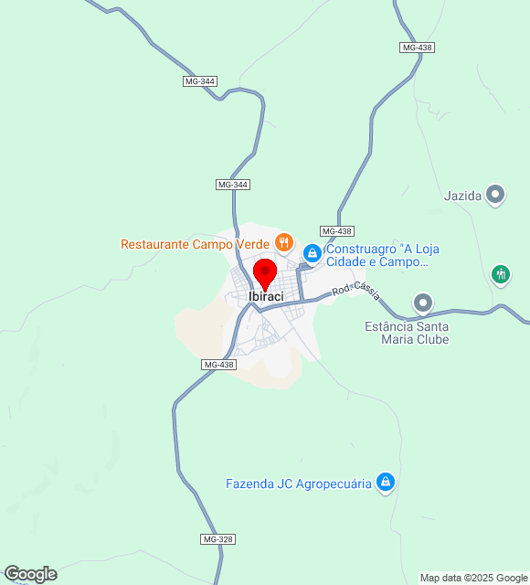 Mapa da localização