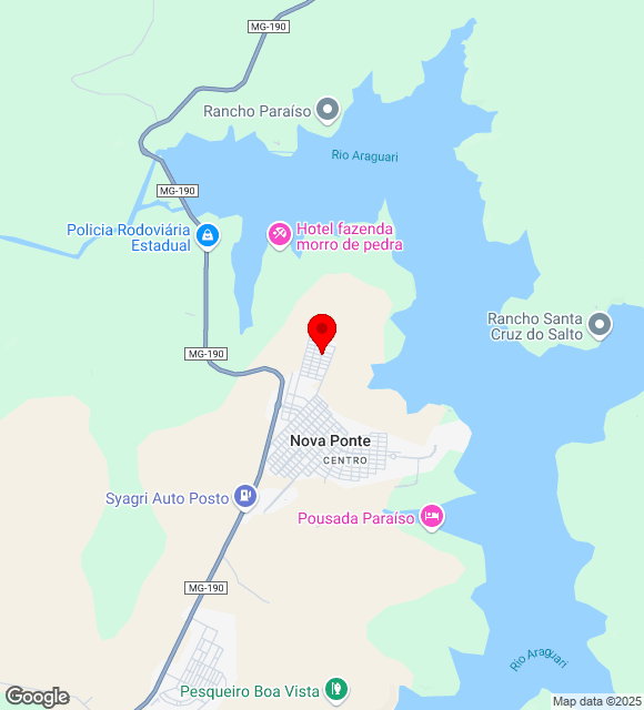 Mapa da localização