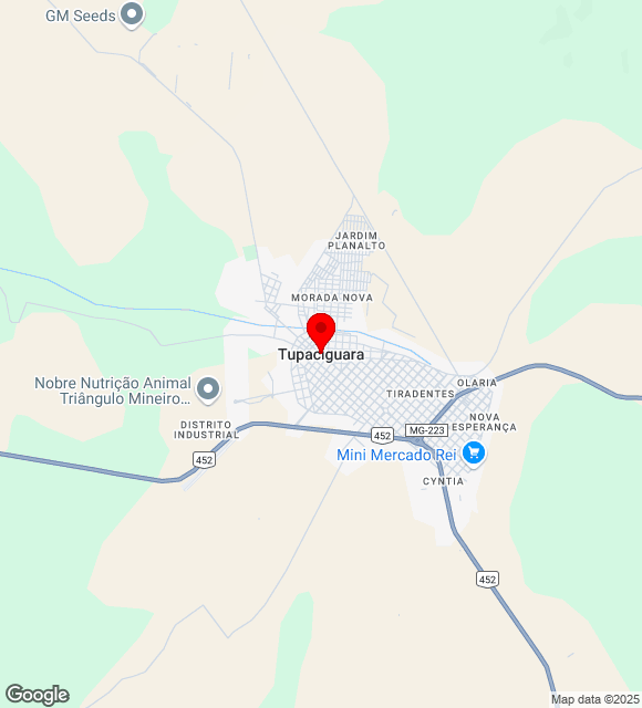 Mapa da localização