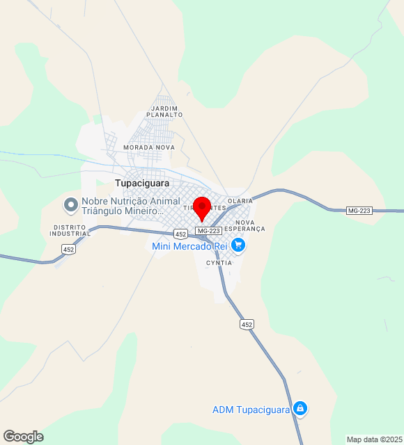 Mapa da localização