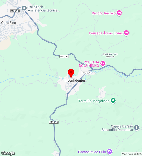 Mapa da localização