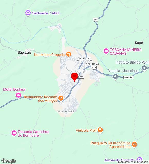 Mapa da localização