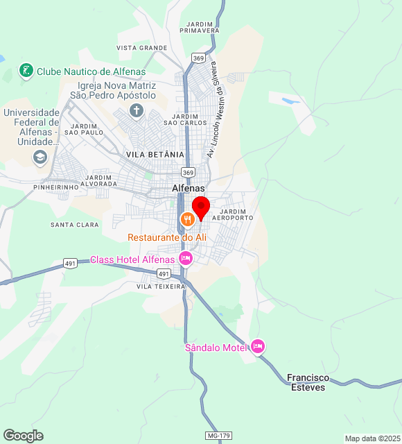 Mapa da localização