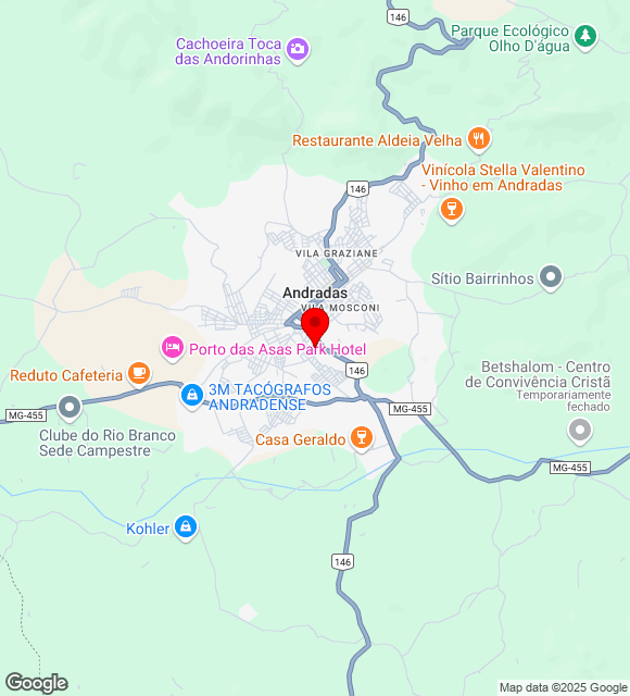 Mapa da localização