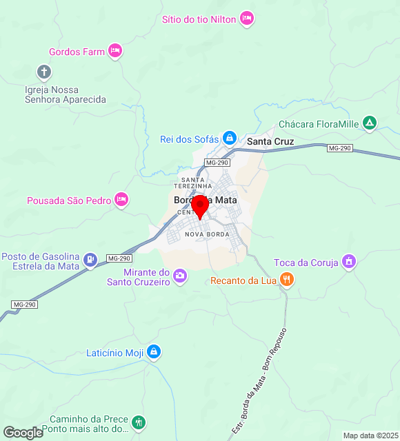 Mapa da localização