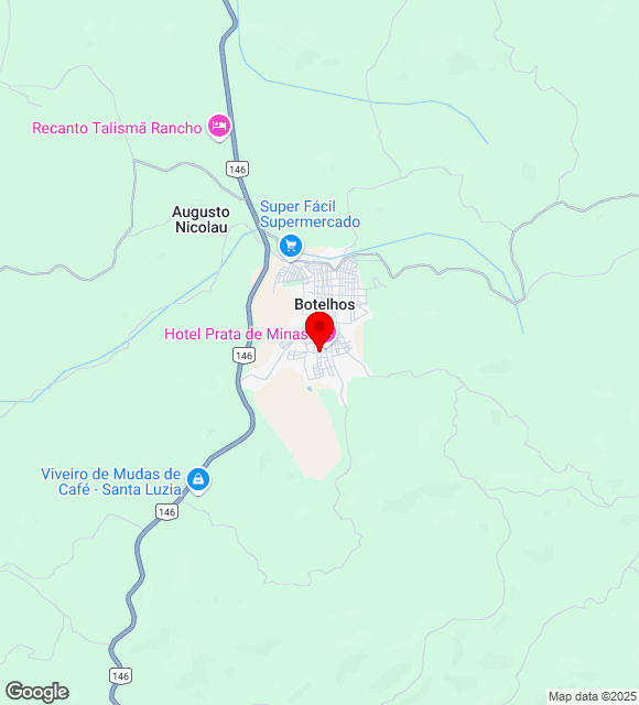 Mapa da localização