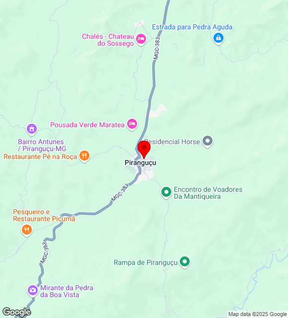 Mapa da localização