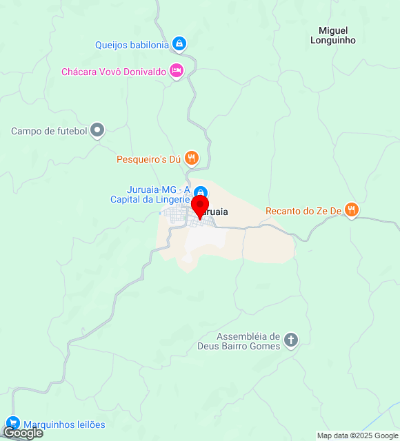 Mapa da localização