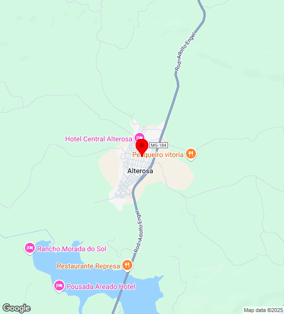 Mapa da localização