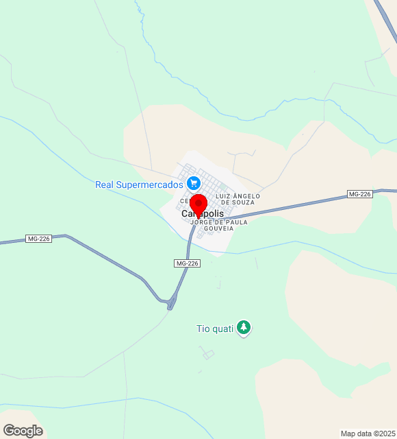Mapa da localização