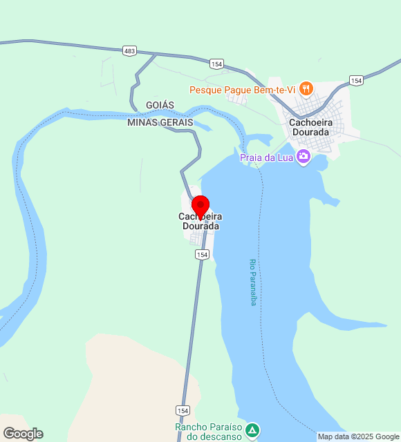 Mapa da localização