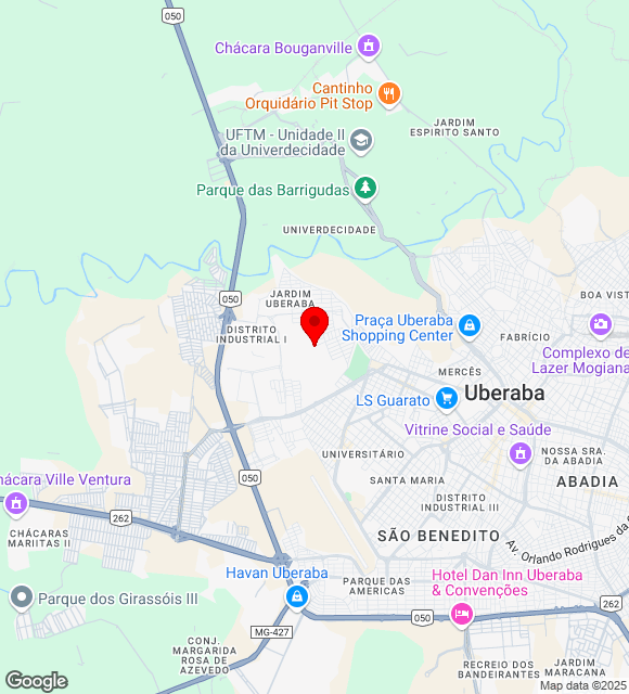 Mapa da localização