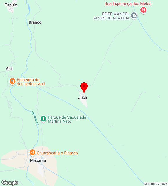 Mapa da localização