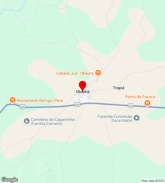 Mapa da localização