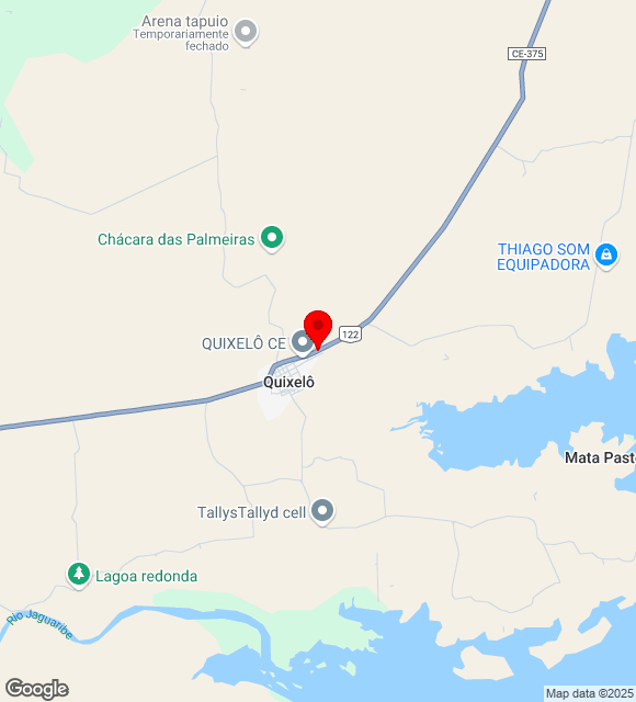 Mapa da localização