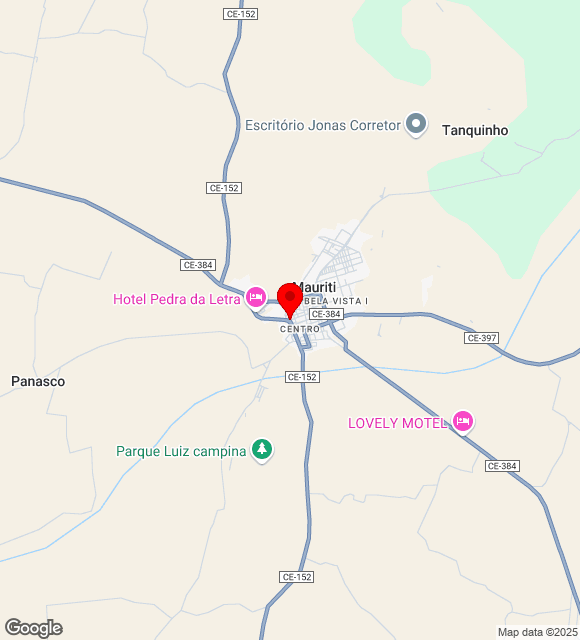 Mapa da localização