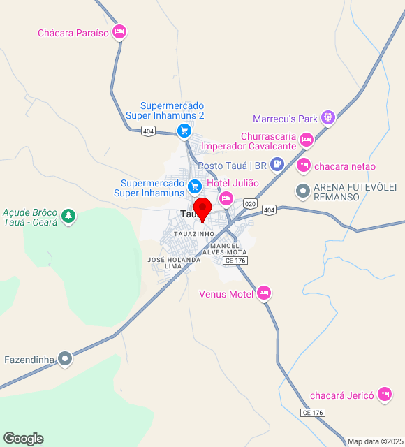 Mapa da localização
