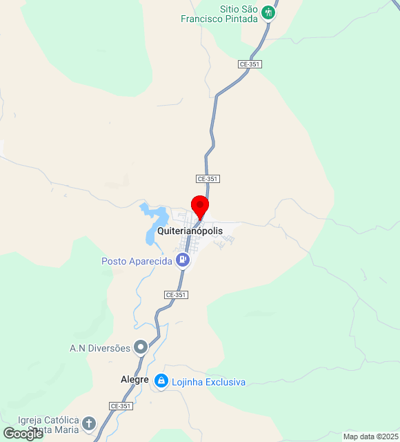 Mapa da localização