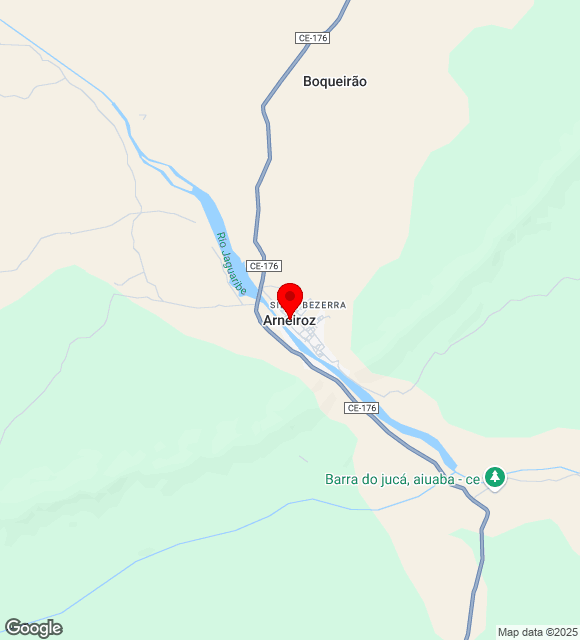 Mapa da localização