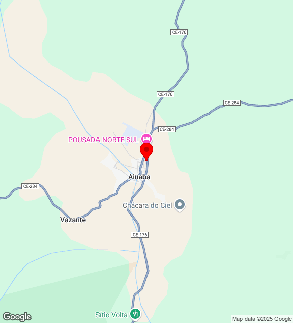 Mapa da localização