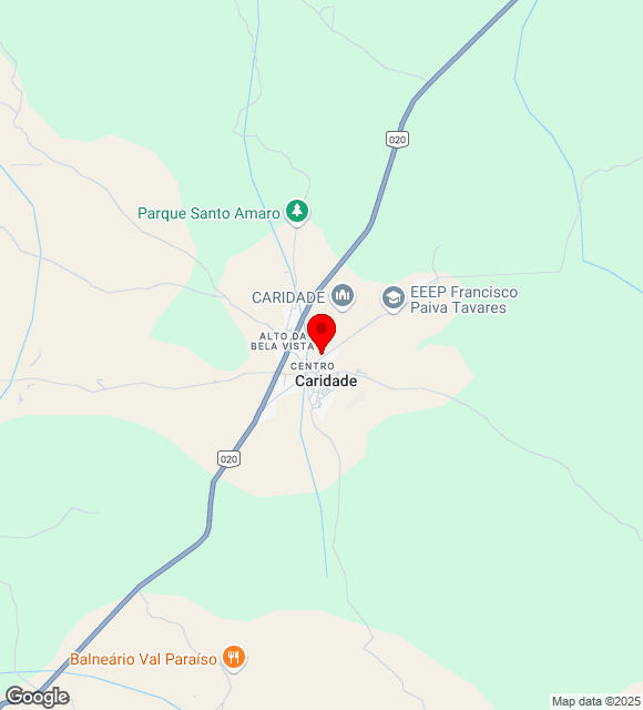Mapa da localização