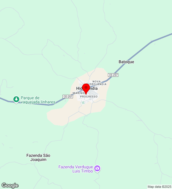 Mapa da localização