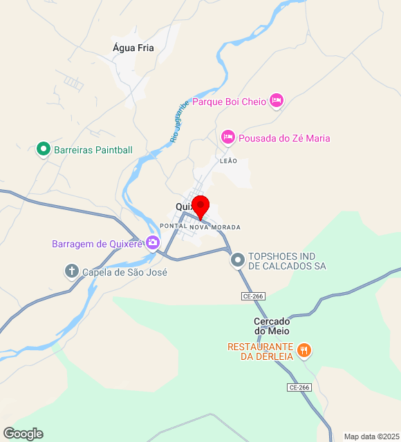 Mapa da localização
