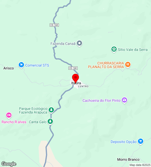 Mapa da localização