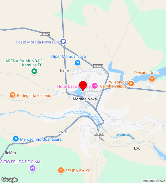 Mapa da localização