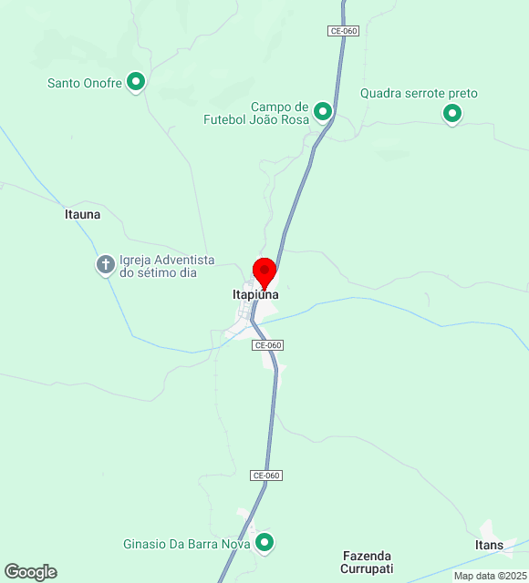 Mapa da localização