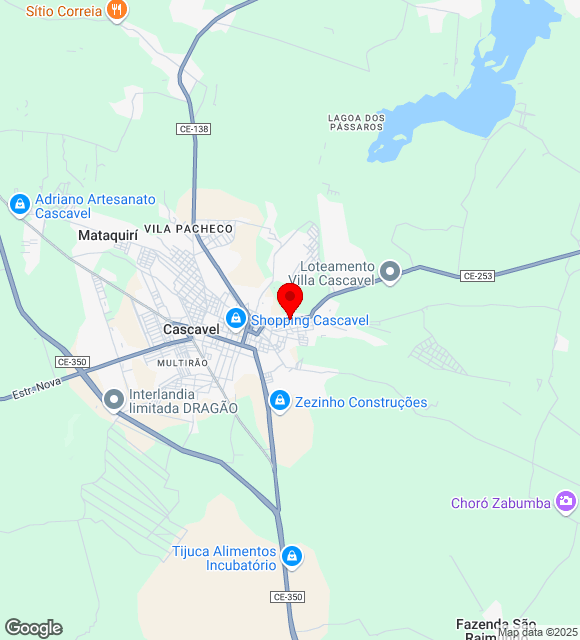 Mapa da localização