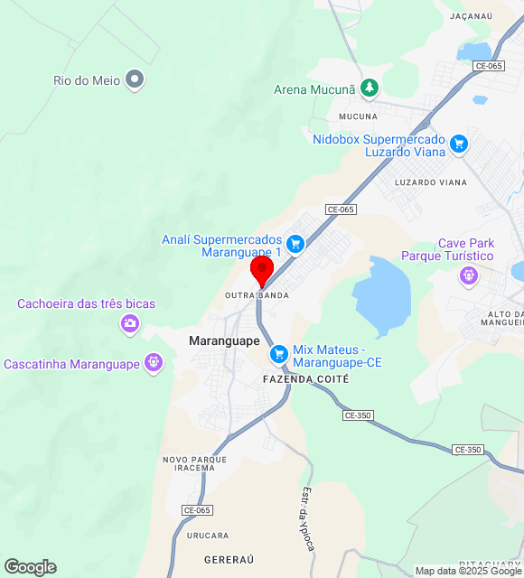 Mapa da localização