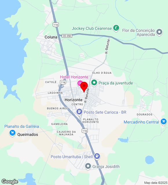 Mapa da localização