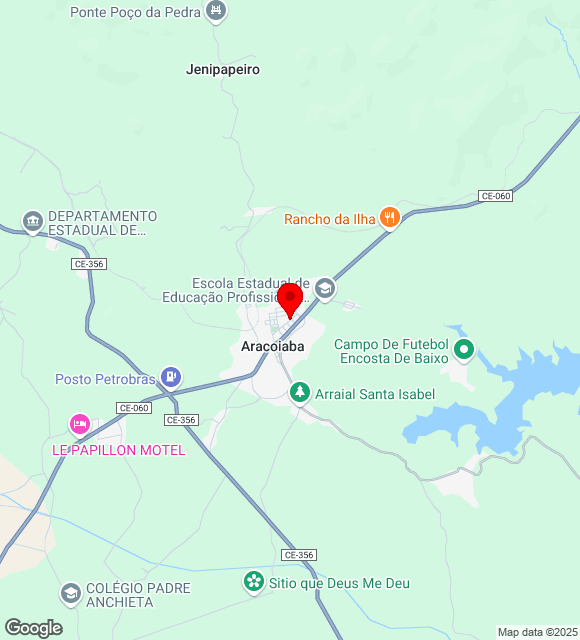Mapa da localização