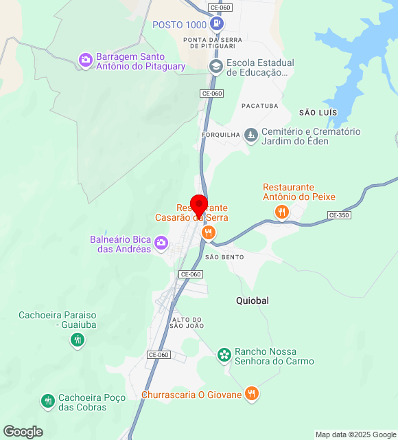 Mapa da localização