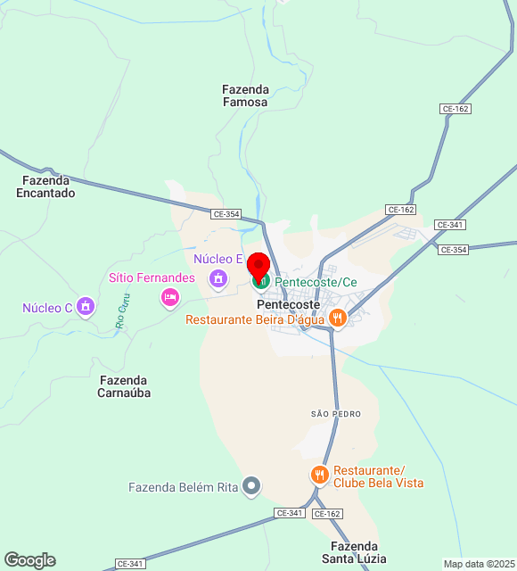 Mapa da localização