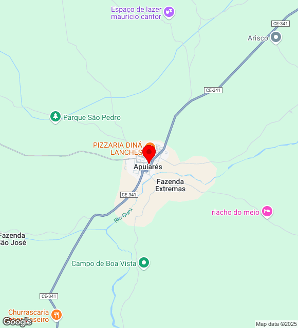 Mapa da localização