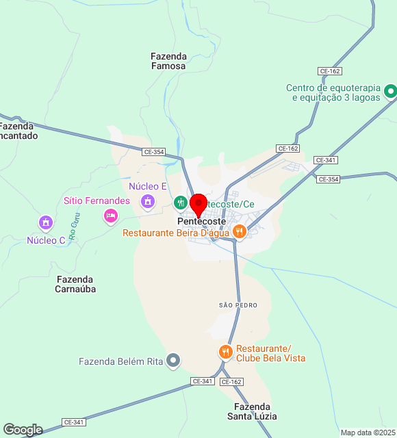 Mapa da localização