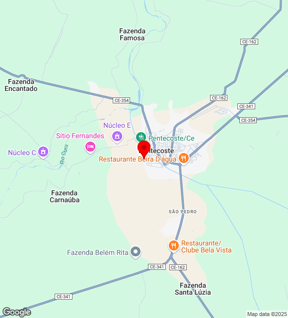 Mapa da localização