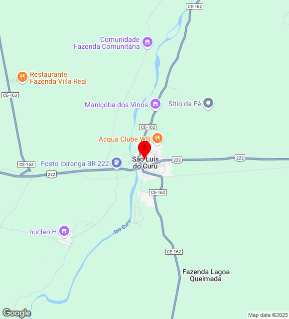 Mapa da localização