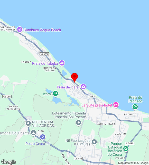 Mapa da localização