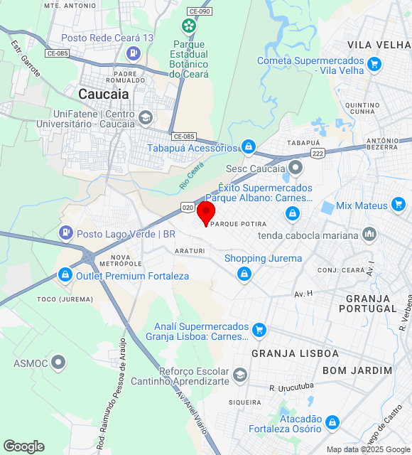 Mapa da localização