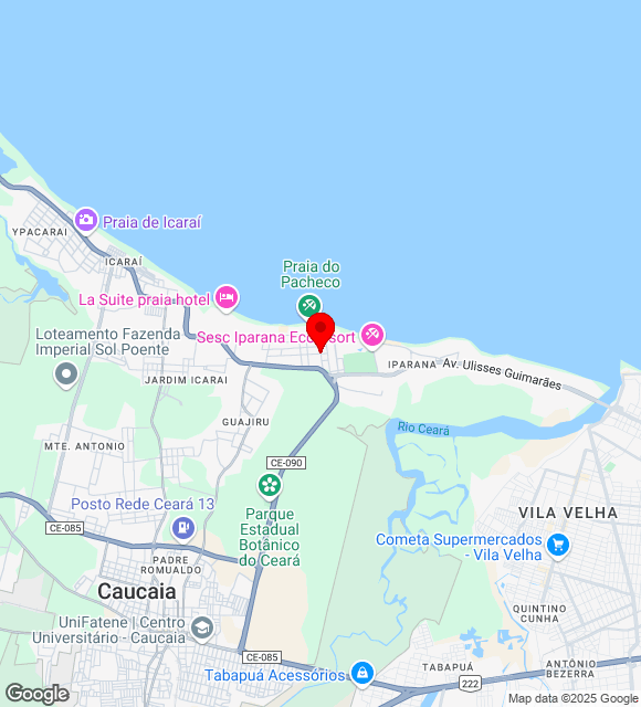 Mapa da localização
