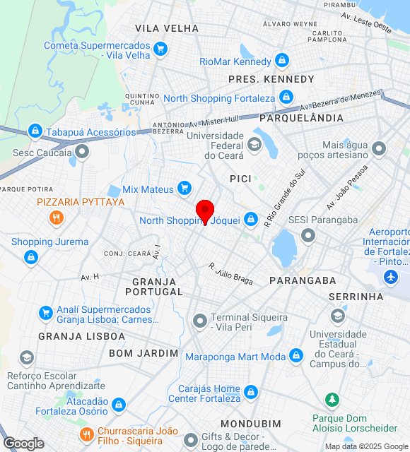 Mapa da localização