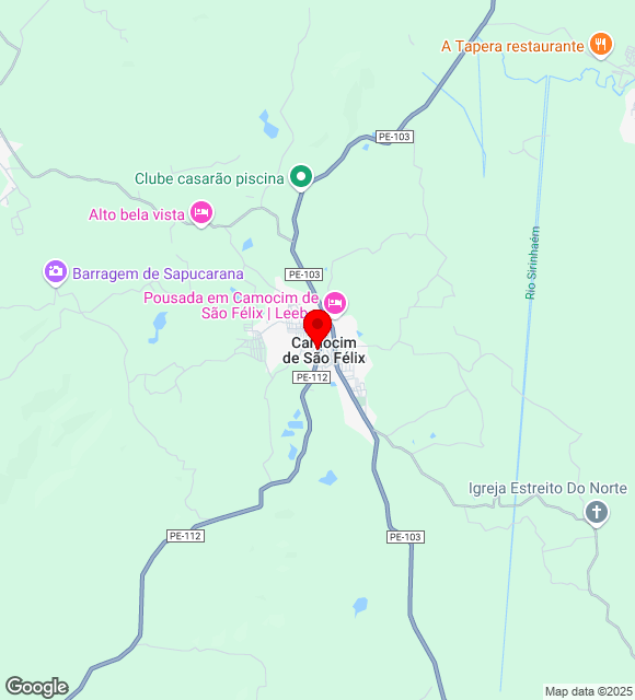 Mapa da localização